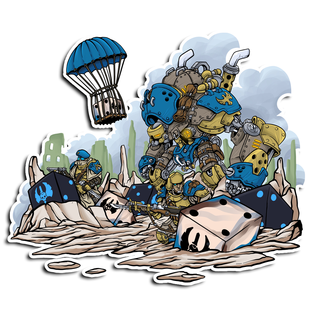 Premium Vinyl Stickers - Cygnar |  Gravediggers