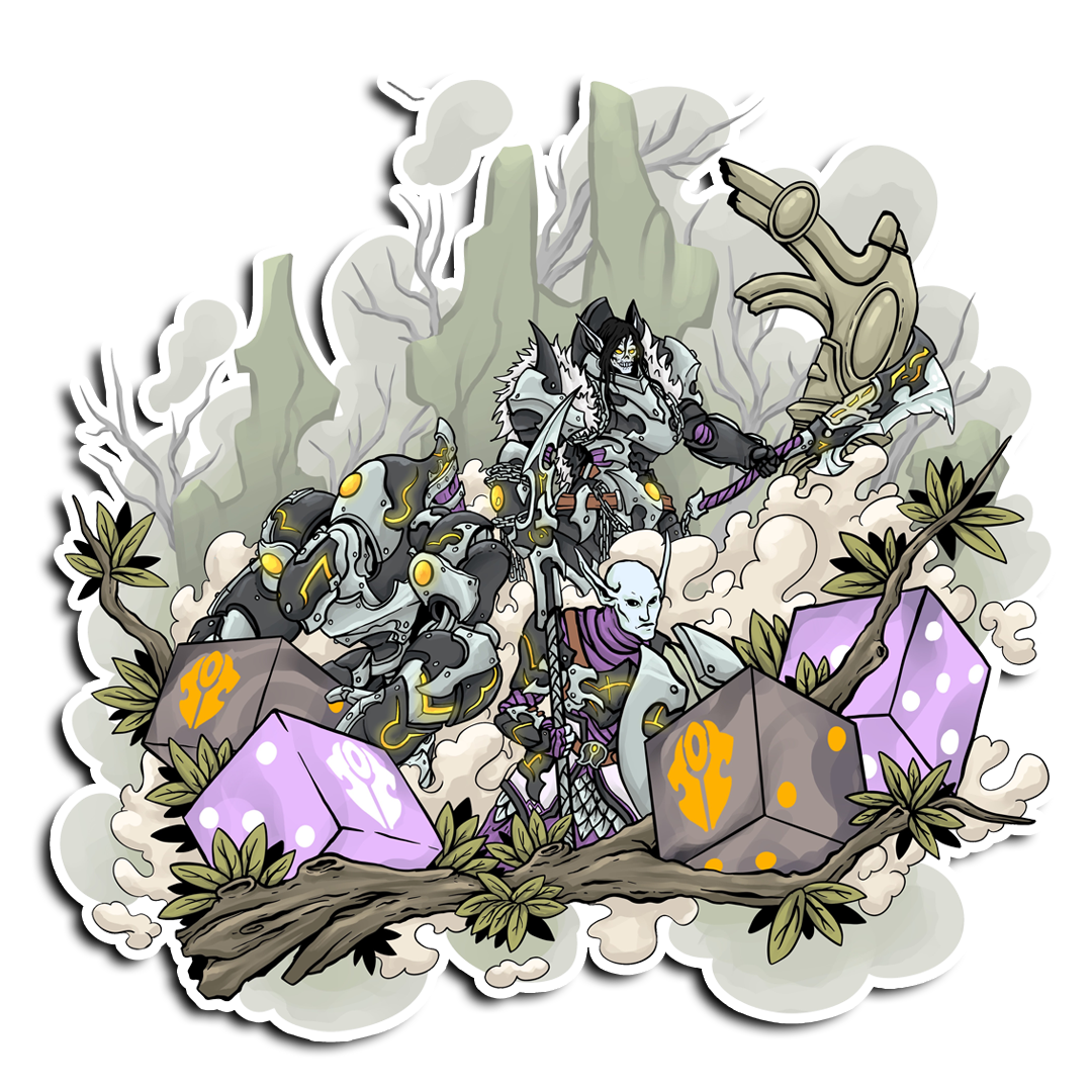 Premium Vinyl Stickers - Dusk