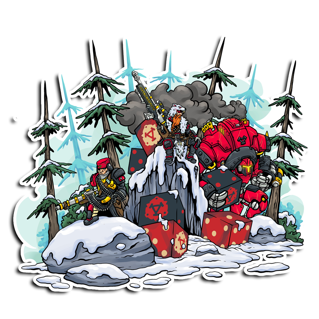 Premium Vinyl Stickers - Khador | Winter Korps