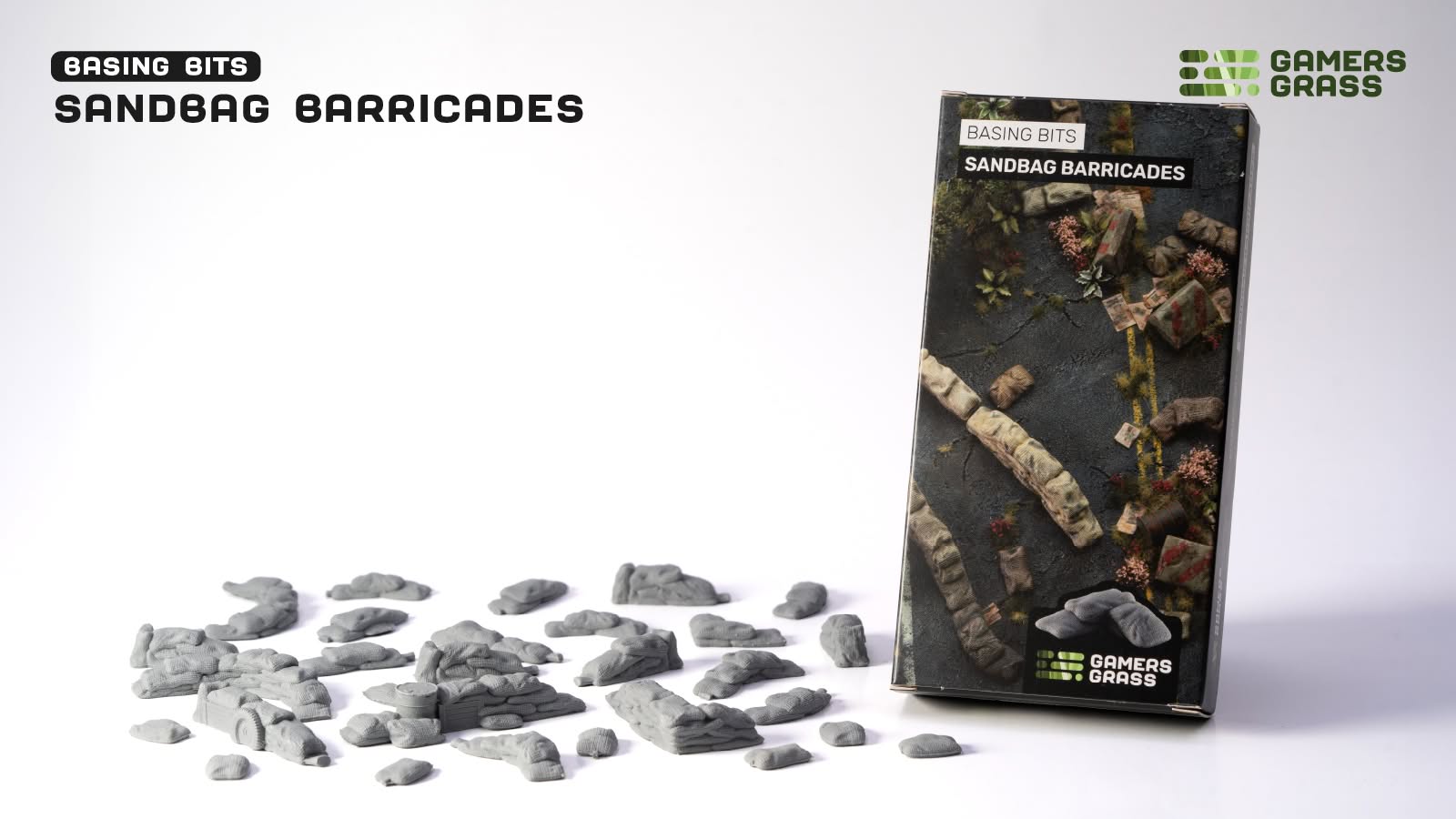 Gamers Grass - Basing Bits - Sandbag Barricades