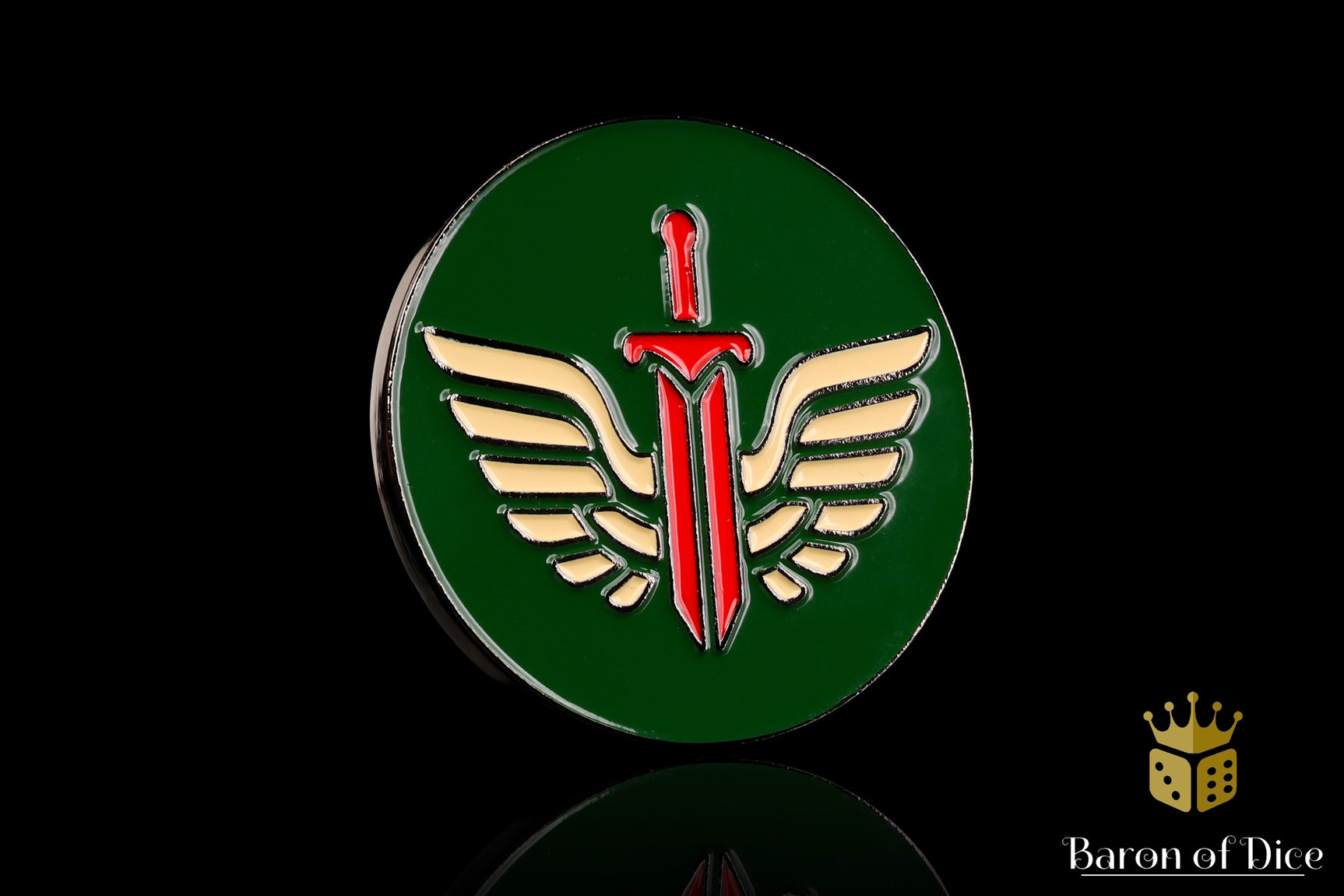 40mm Objective Coins - Sword and Wings