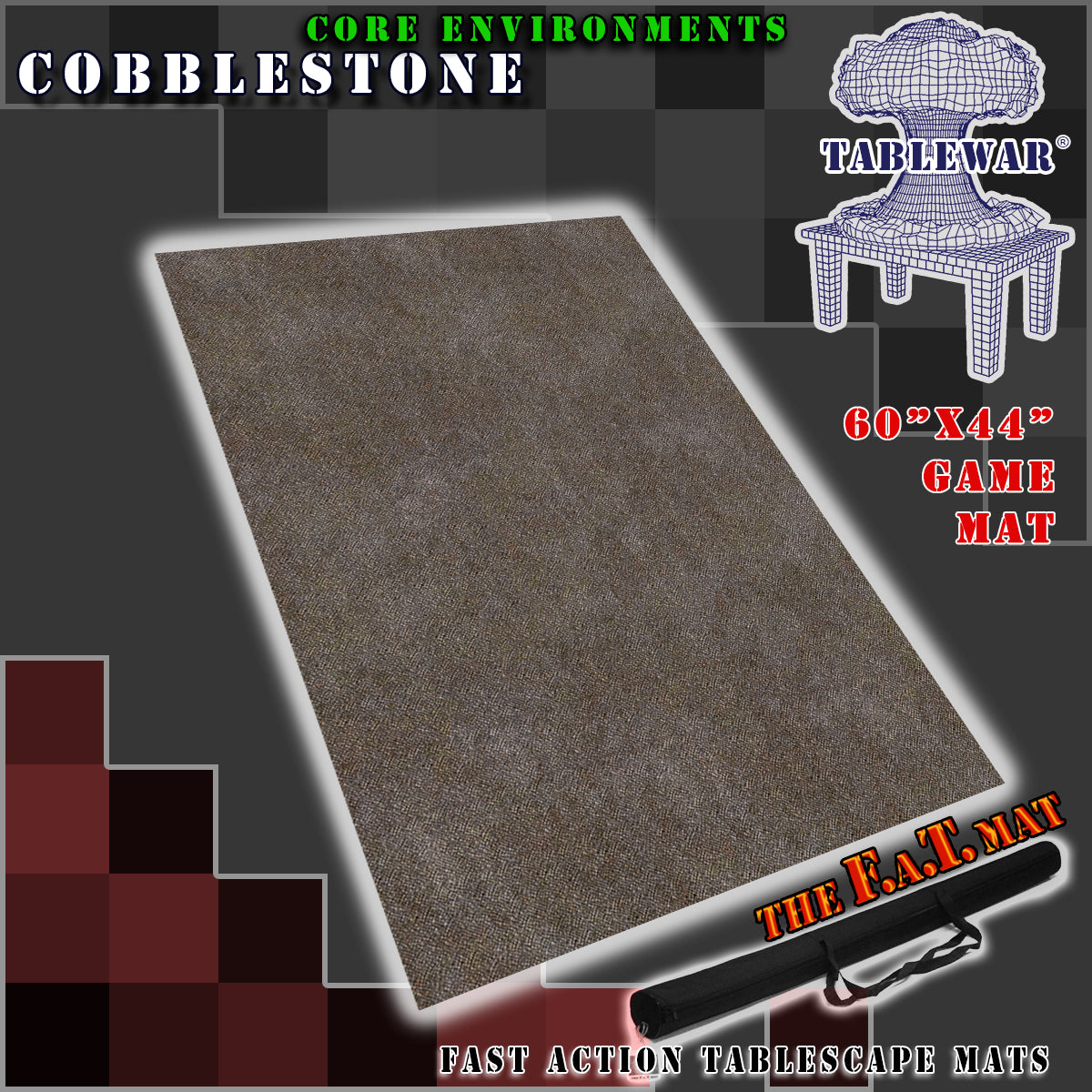 TableWar neoprene Tournament Tabletop Game mat