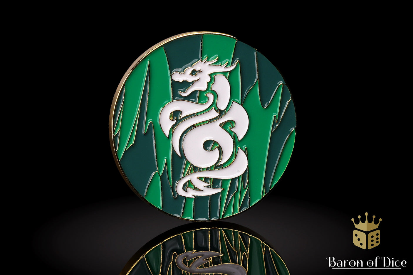 Jade Dragon | Wargaming & Datasheet Box | Baron's Coin™ Compatible