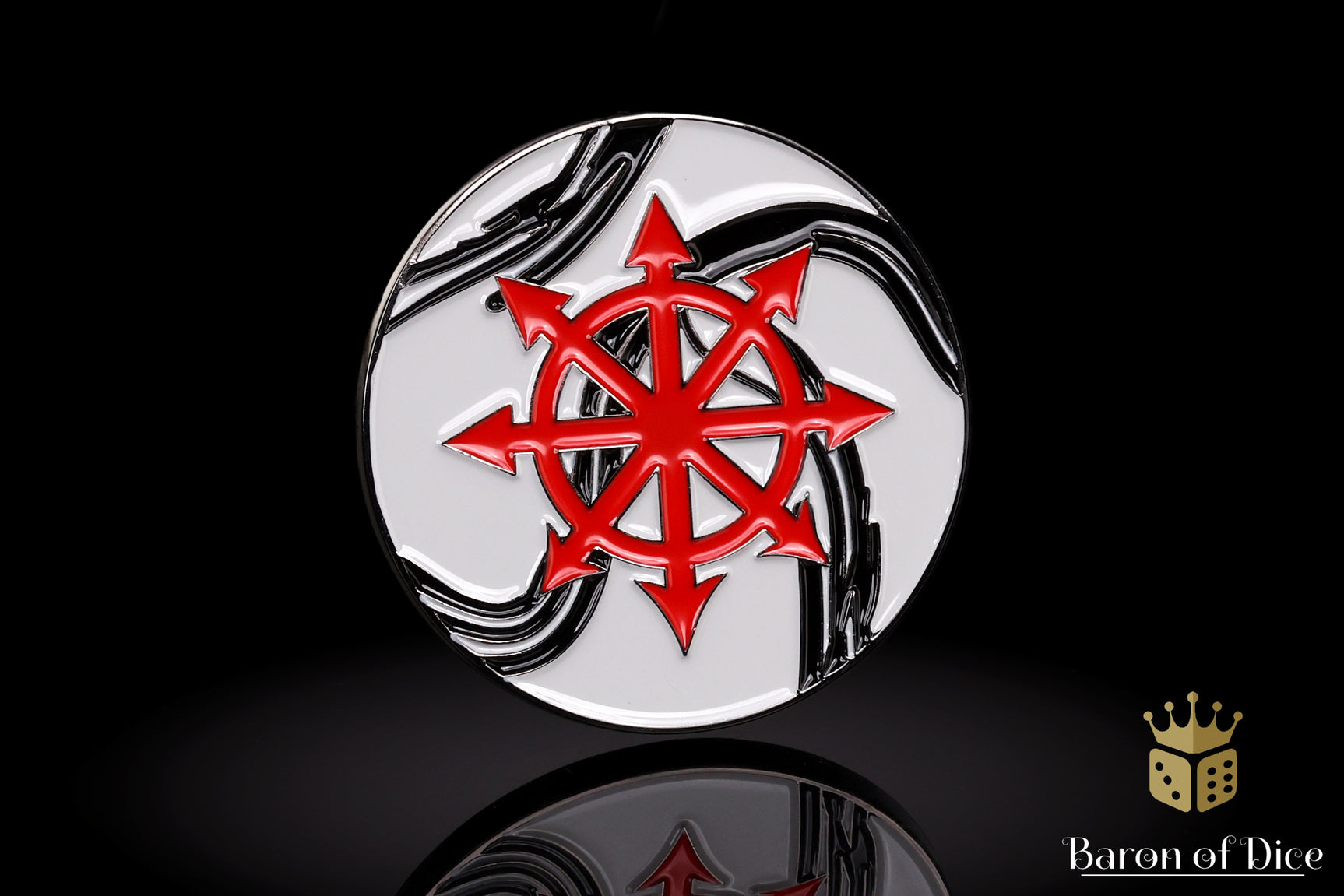 40mm Objective Coins - Chaos Star