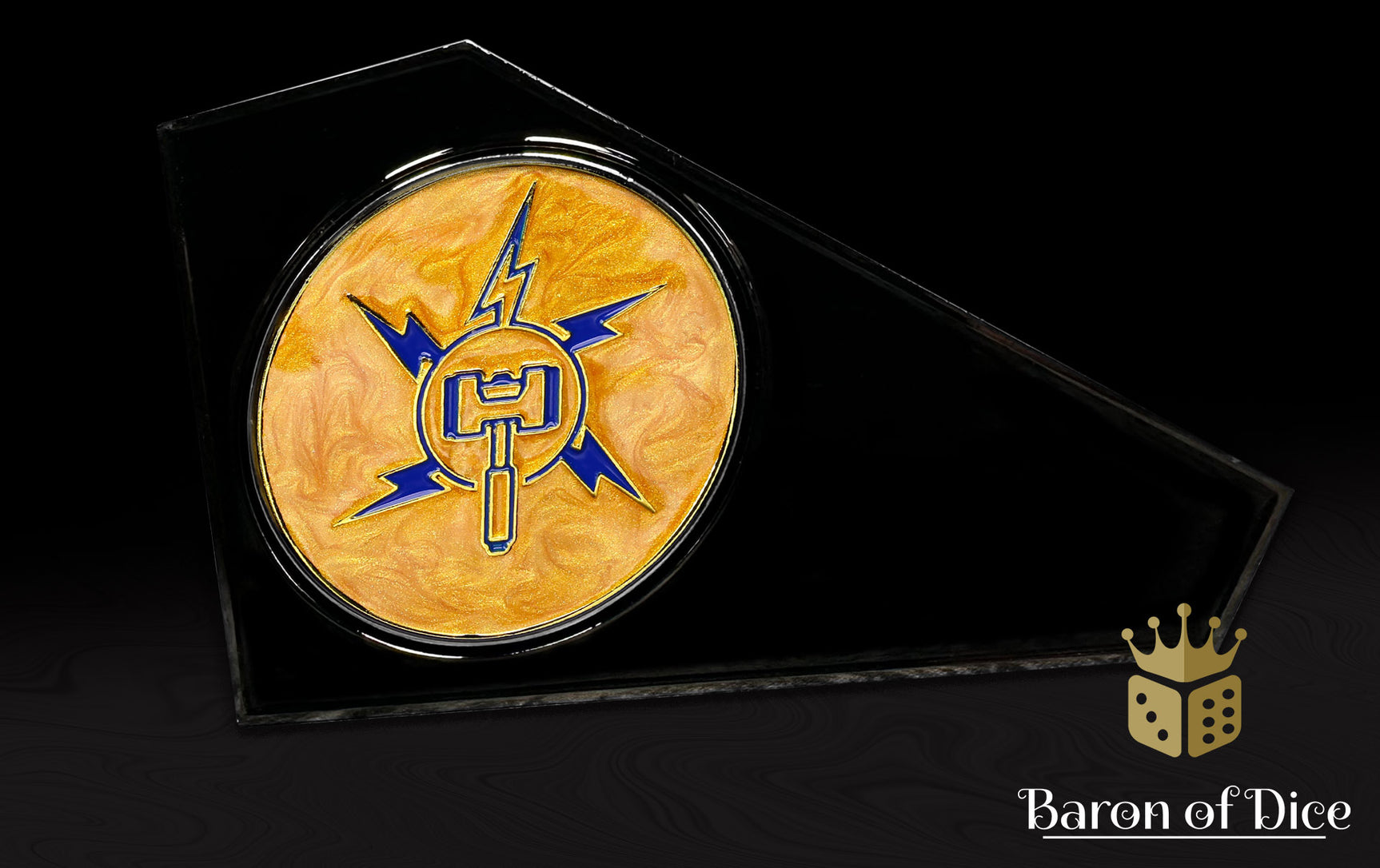 Metal Combat Gauge | Baron Coin™ Compatible | Lightning Hammer