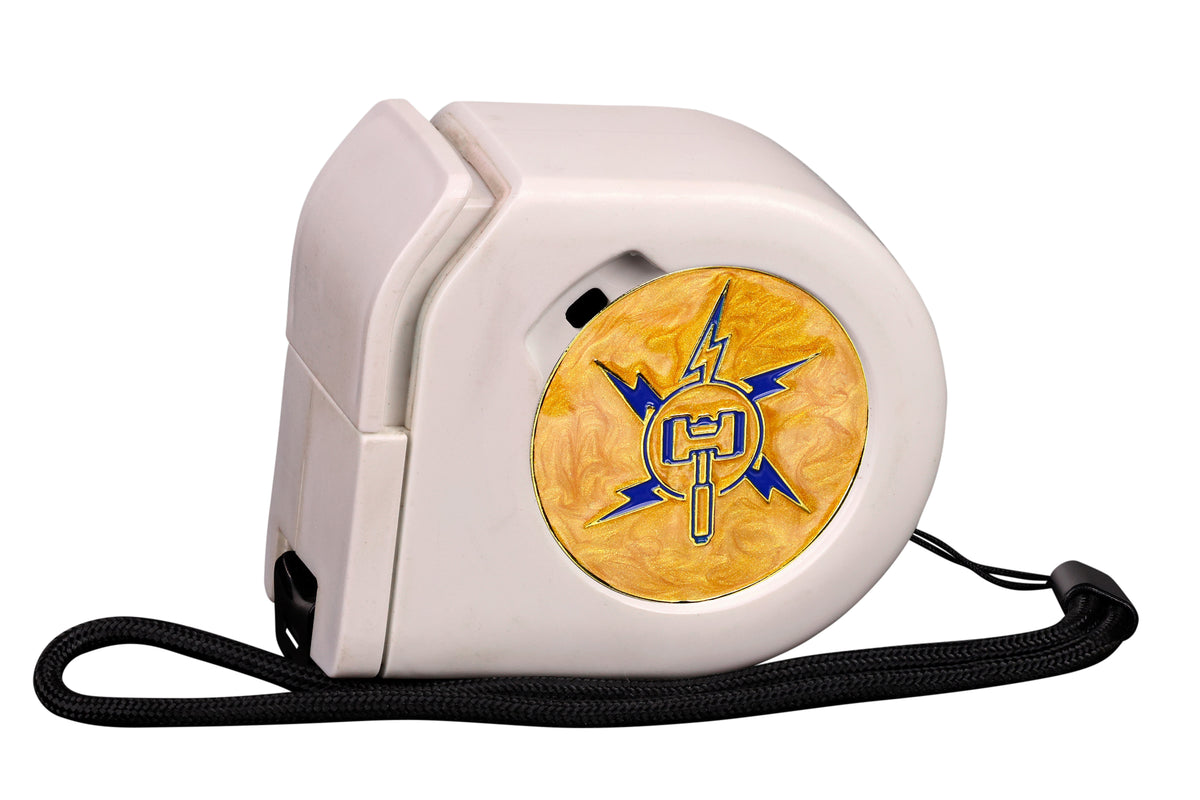 Lightning Hammer | Wargaming Tape Measure | Baron's Coin™ Compatible