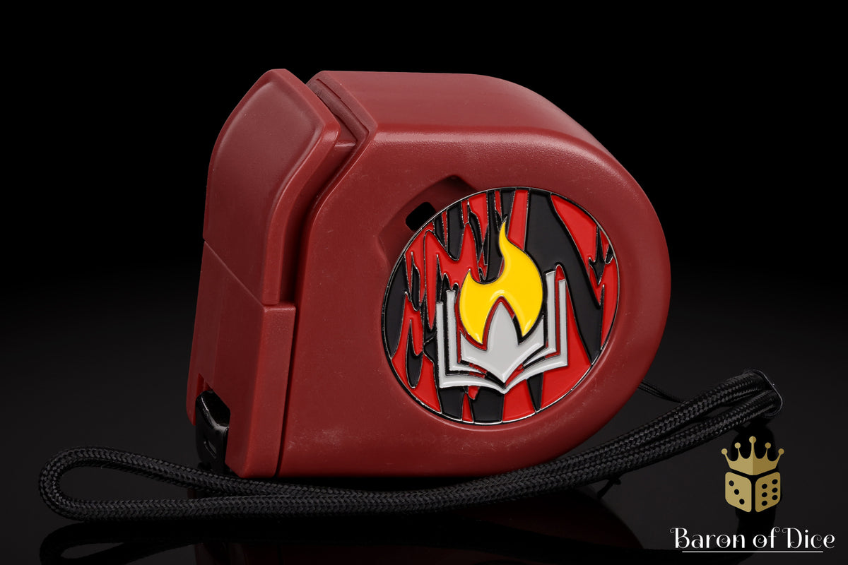 Scorched Book | Wargaming Tape Measure | Baron's Coin™ Compatible