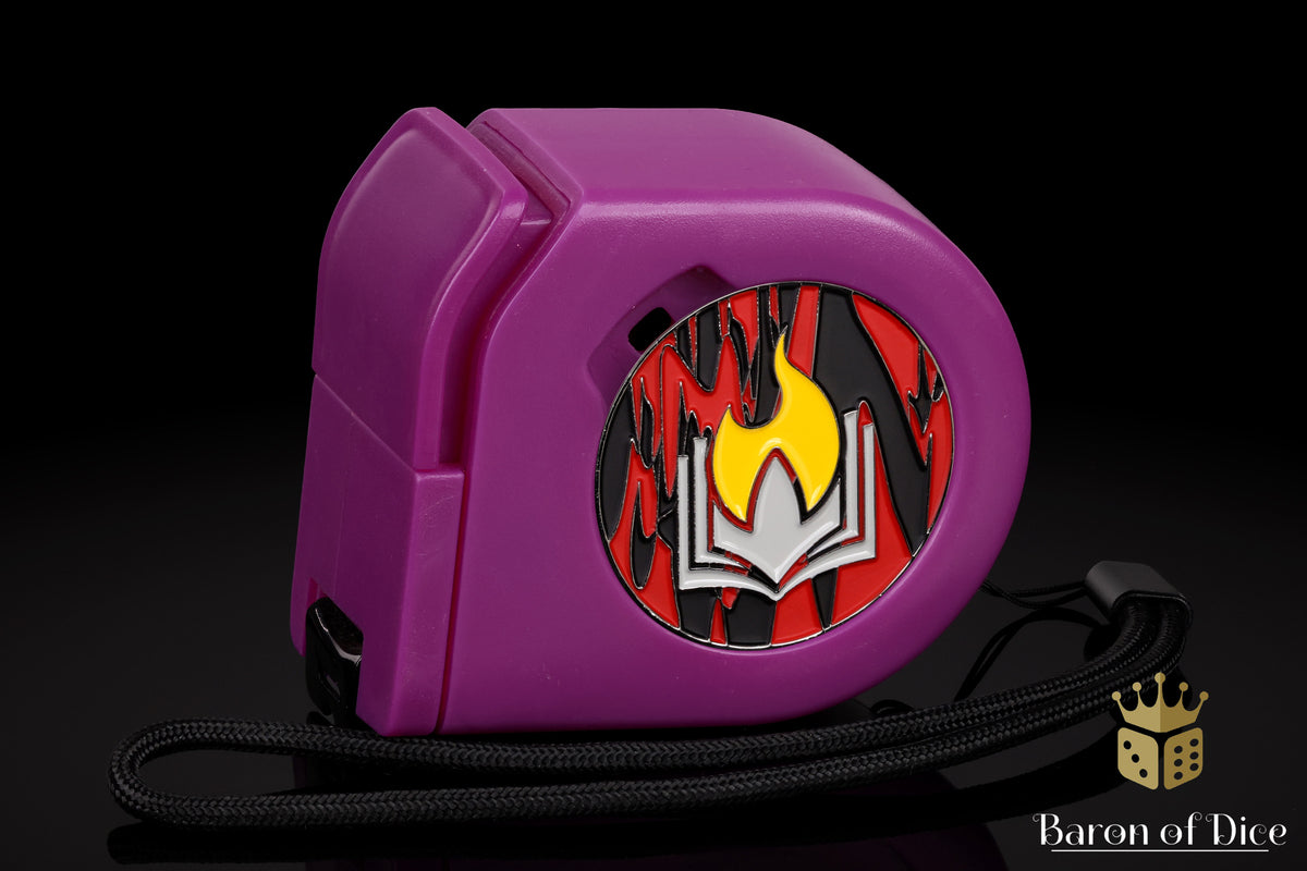 Scorched Book | Wargaming Tape Measure | Baron's Coin™ Compatible