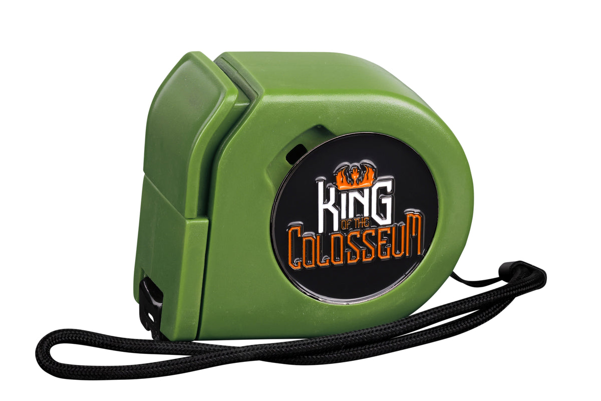 King of the Colosseum | Wargaming Tape Measure | Baron's Coin™ Compatible