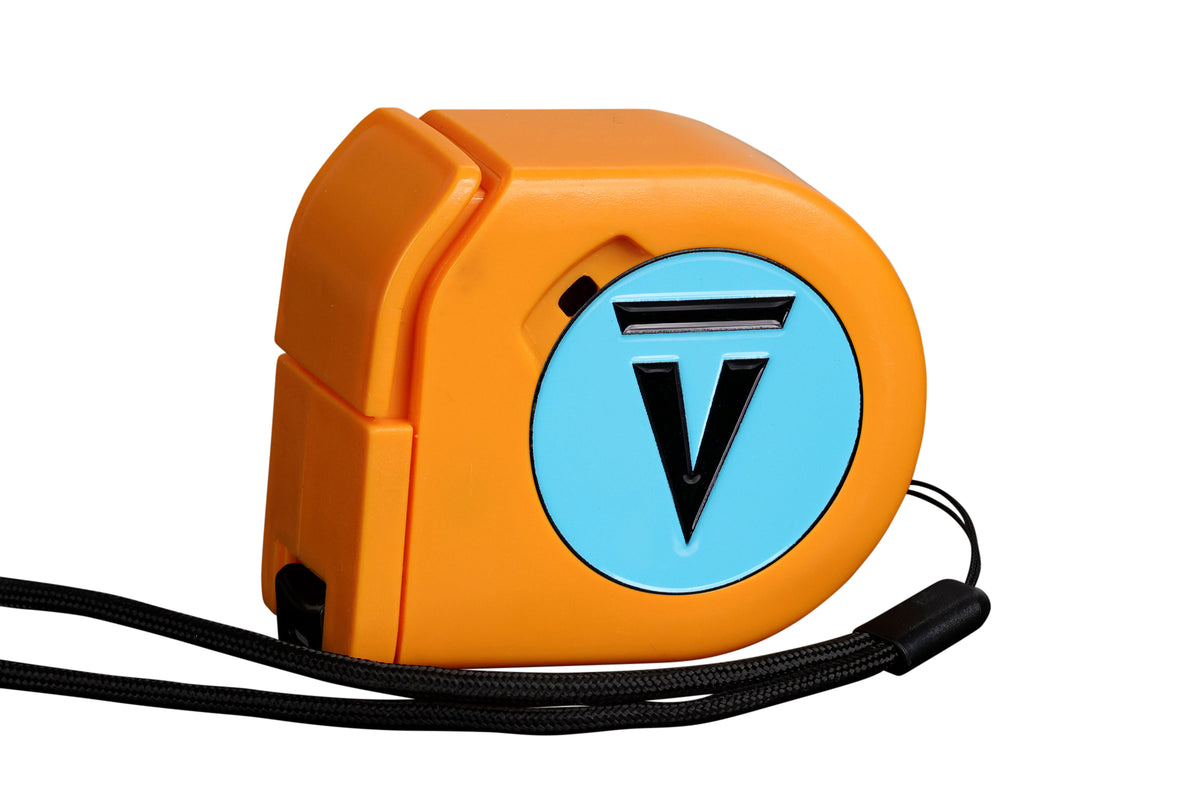 Vanguard Tactics | Light Blue | Wargaming Tape Measure | Baron's Coin™ Compatible