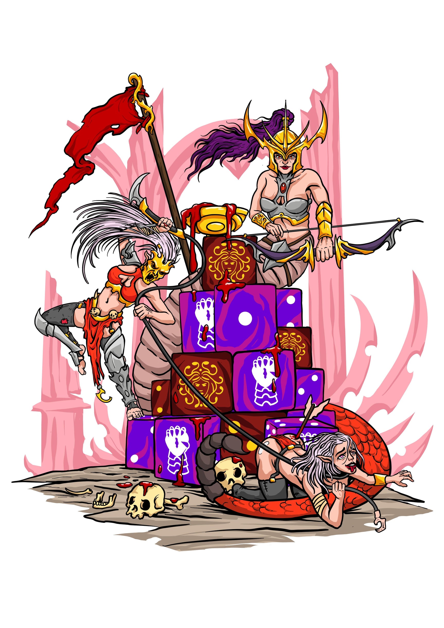 Premium Vinyl Stickers - Witch Elves