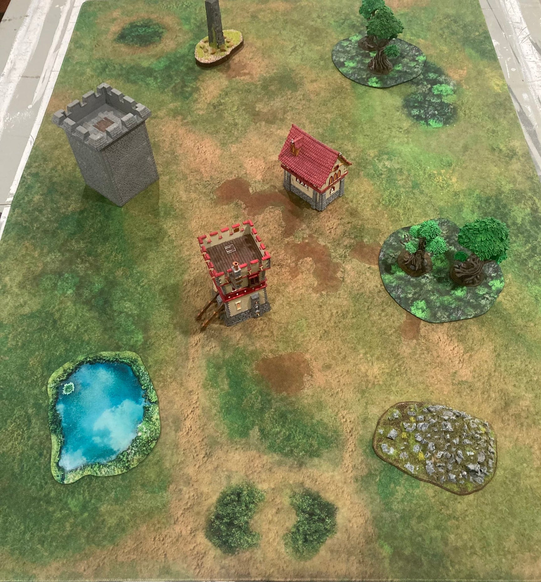Traveler's Road - Neoprene Battle Mat - Baron of Dice