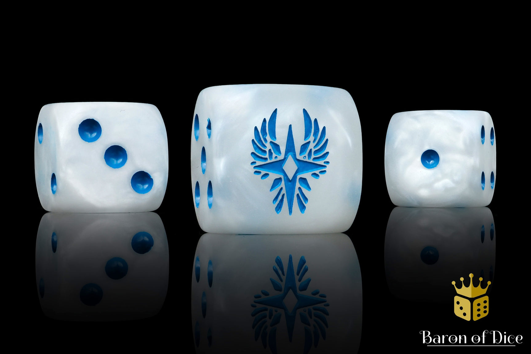 Magical Elves Dice | Ancient White