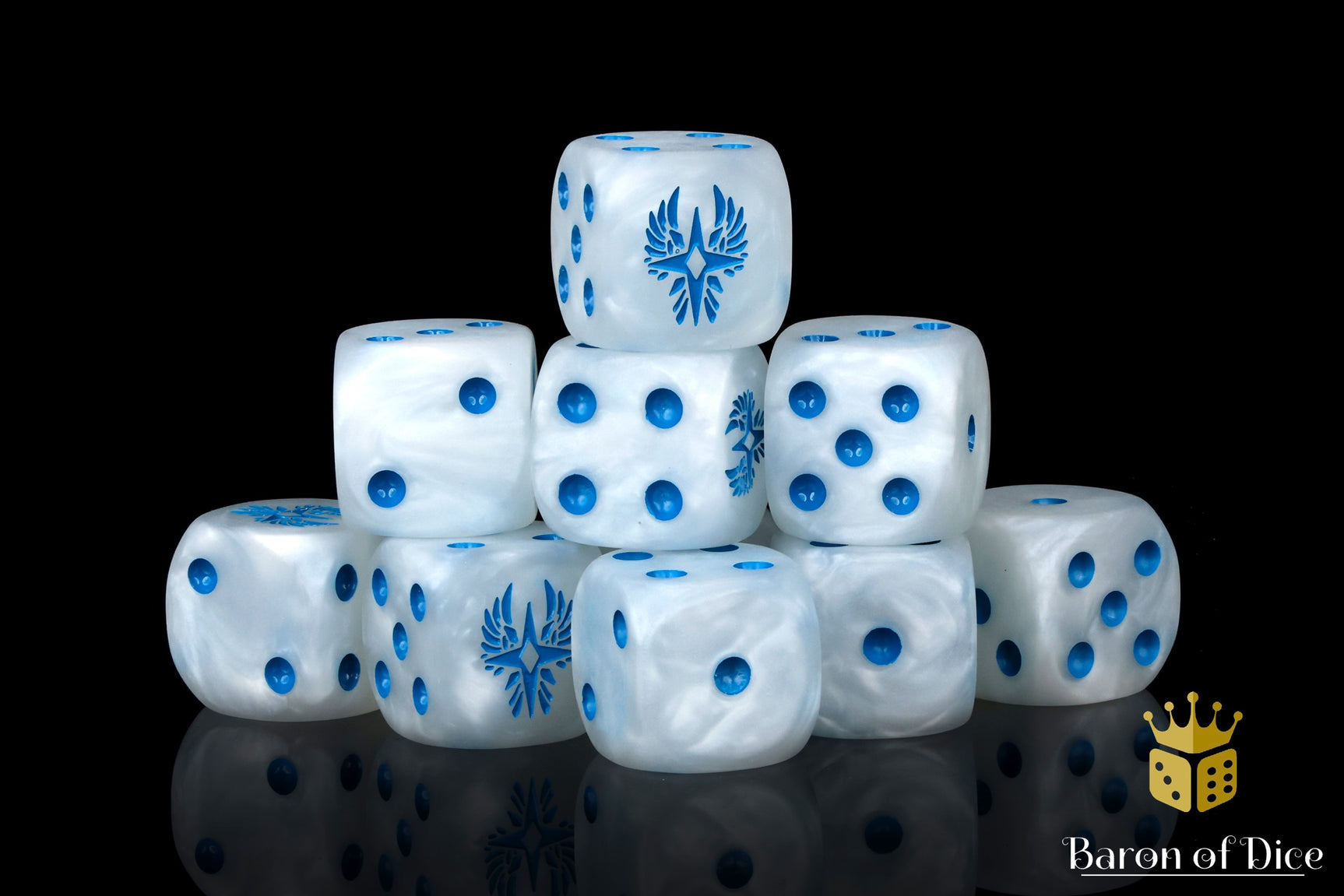 Magical Elves Dice | Ancient White