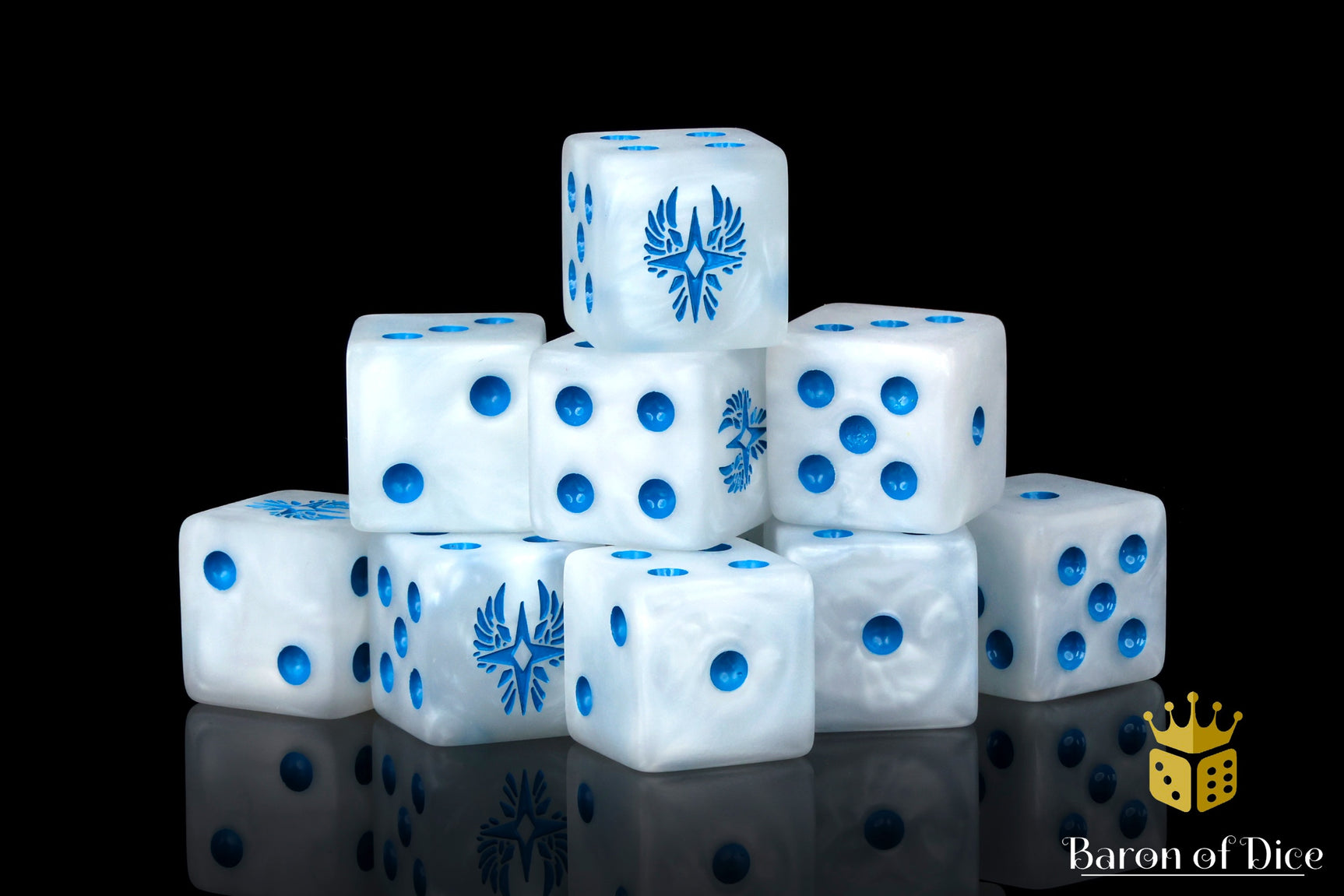 Magical Elves Dice | Ancient White