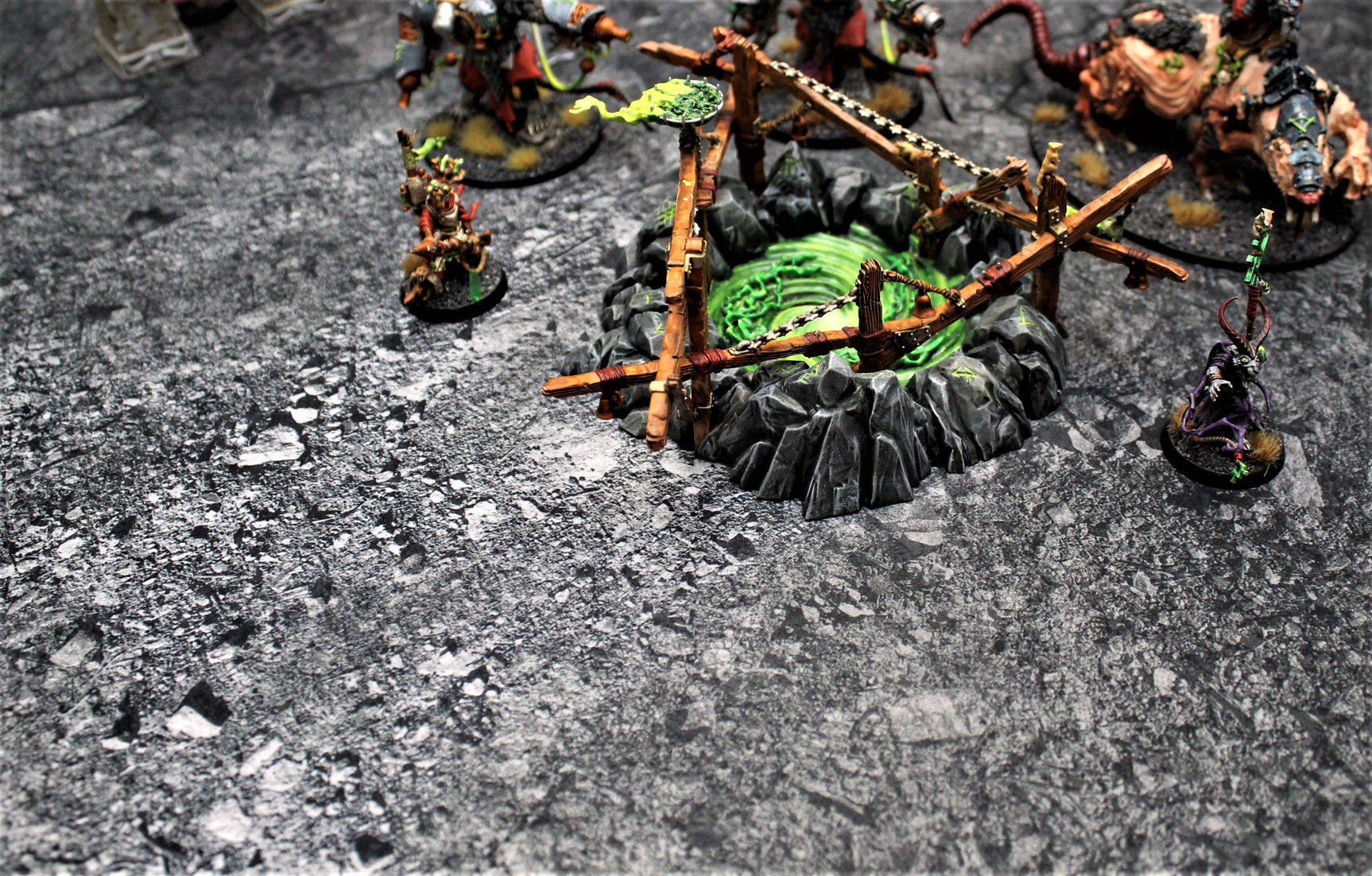 Ashen Wastelands - Neoprene Battle Mat - Baron of Dice