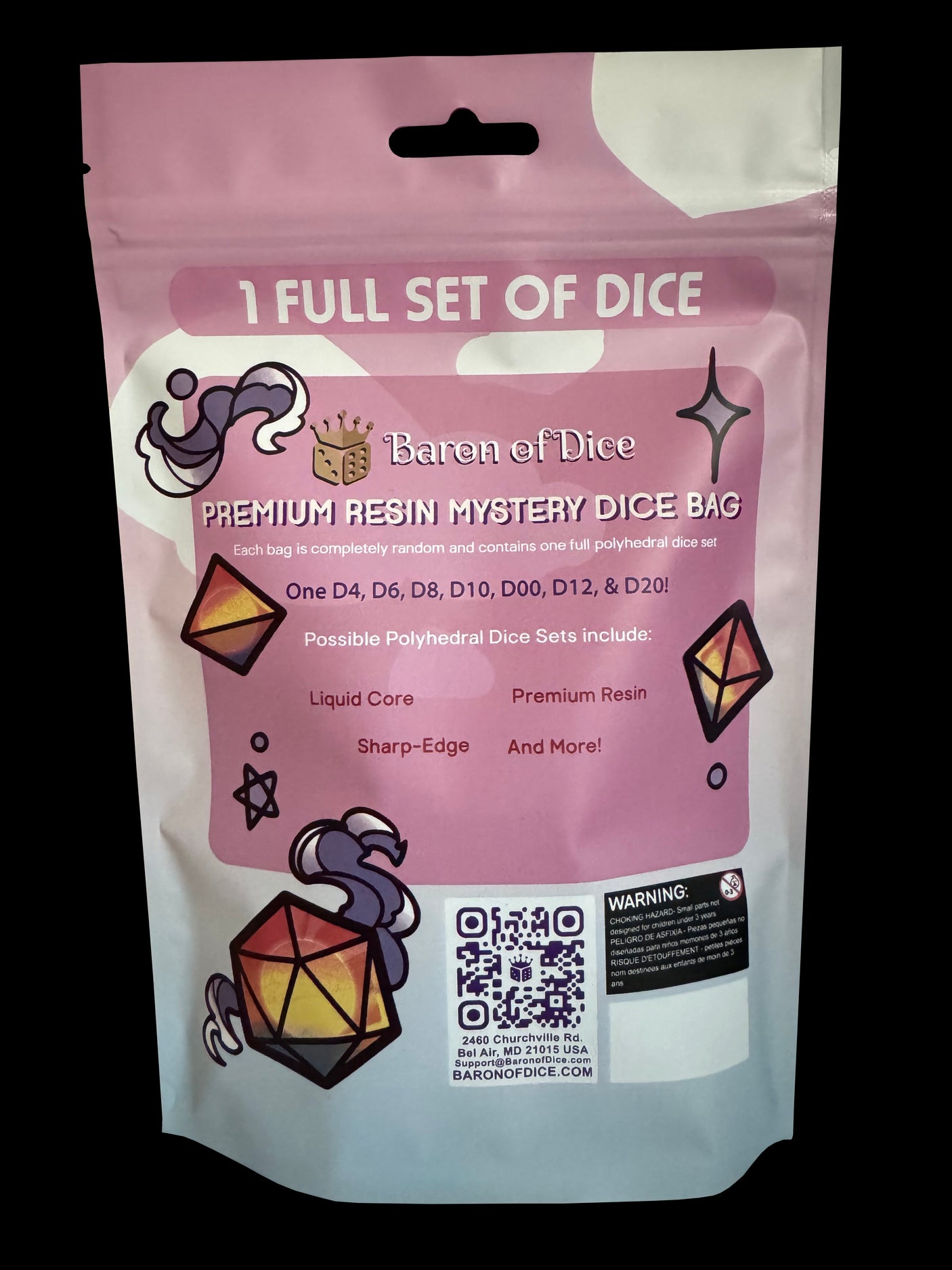 DnD Mystery Dice Set (7 pcs) - Chic & Shabby