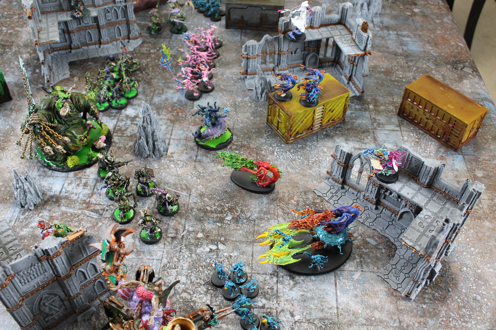 Urban Ruins - Neoprene Battle Mat - Baron of Dice