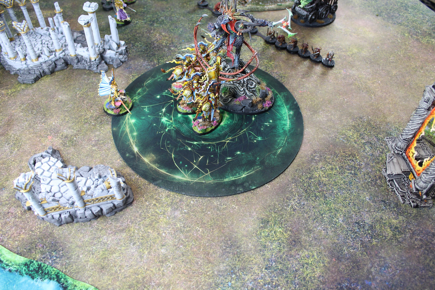 Autumn Prairie - Neoprene Battle Mat - Baron of Dice