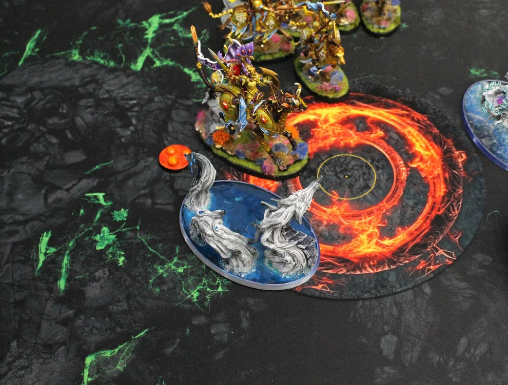 Blighted Caverns | Neoprene Battle Mat with Bag | Baron of Dice