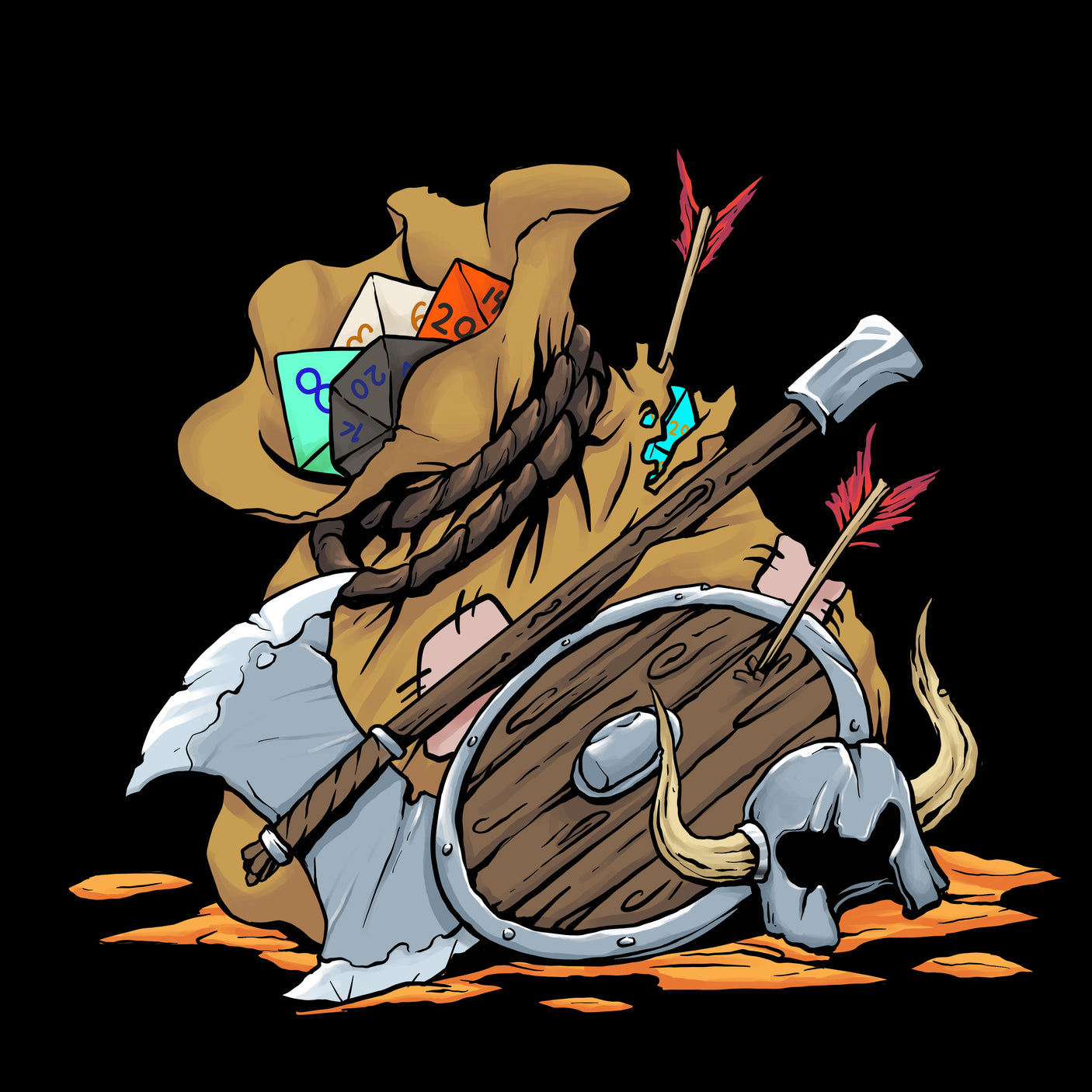 DnD Mystery Dice Set (7 pcs) - Chic & Shabby