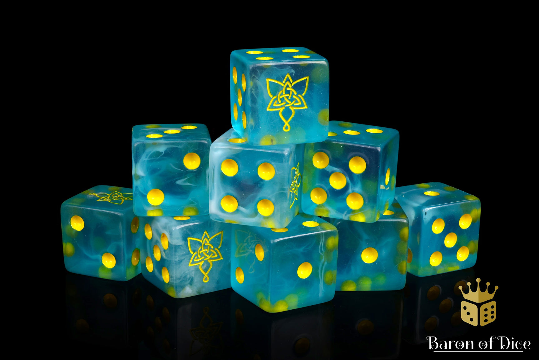 Elf Trinket, Square 16mm Dice