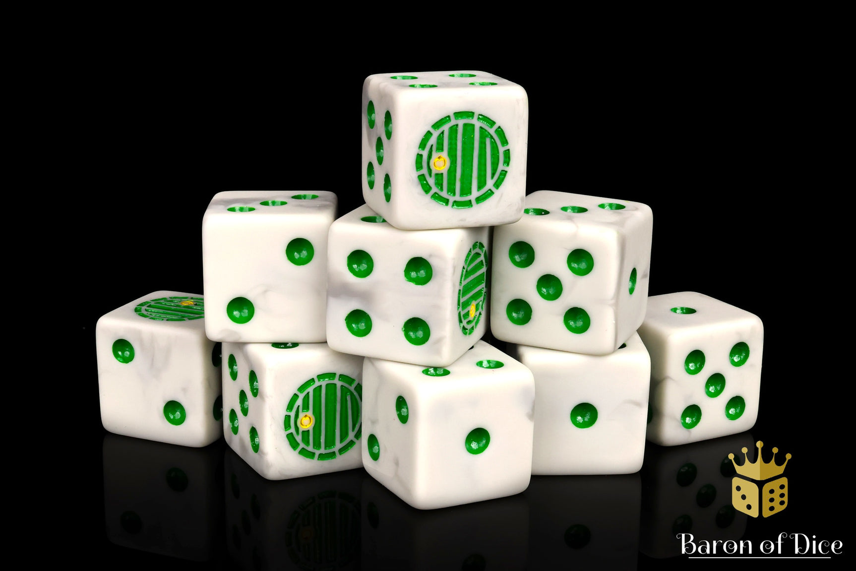 Halfling Hideout, 16mm Dice