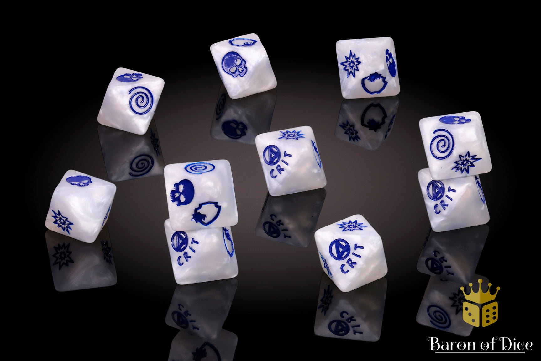 Four For All Dice - D8 Set