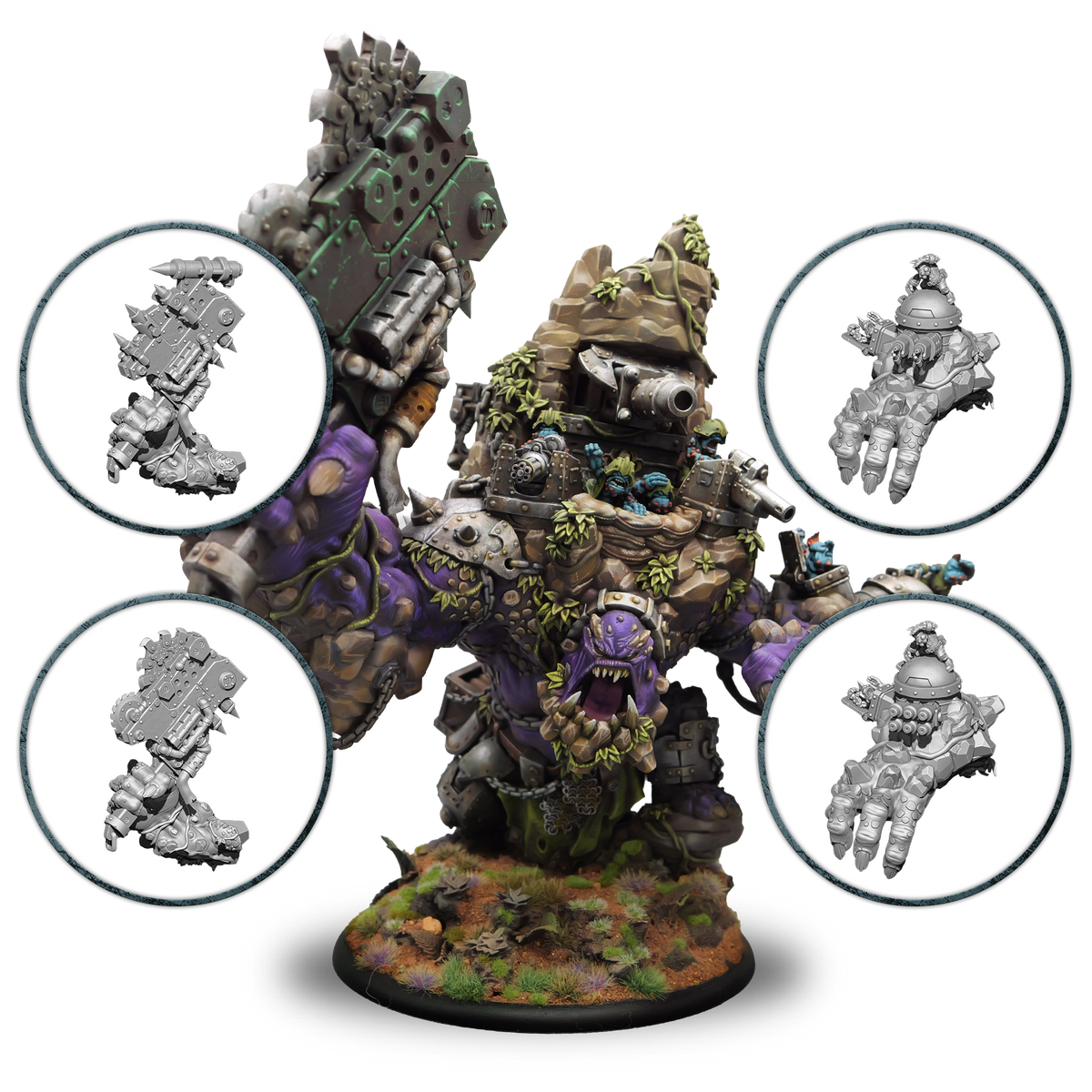 Warmachine: Southern Kriels Kithguard Fortress King