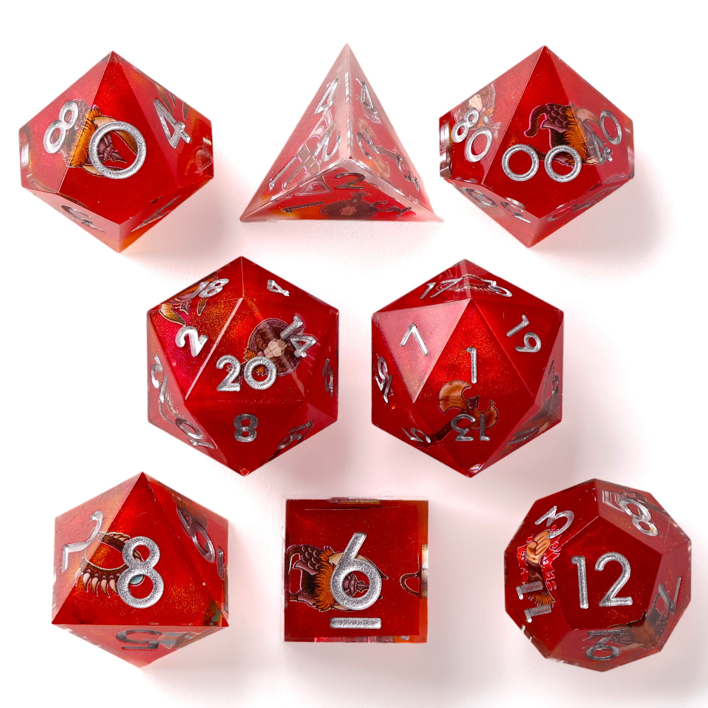 The Barbarian | 8-Piece RPG Set | Baron's Signature Series