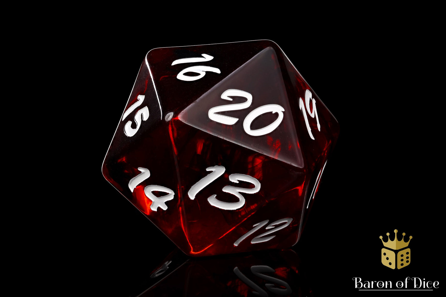 Big Ass Spindown D20 - Red Fire