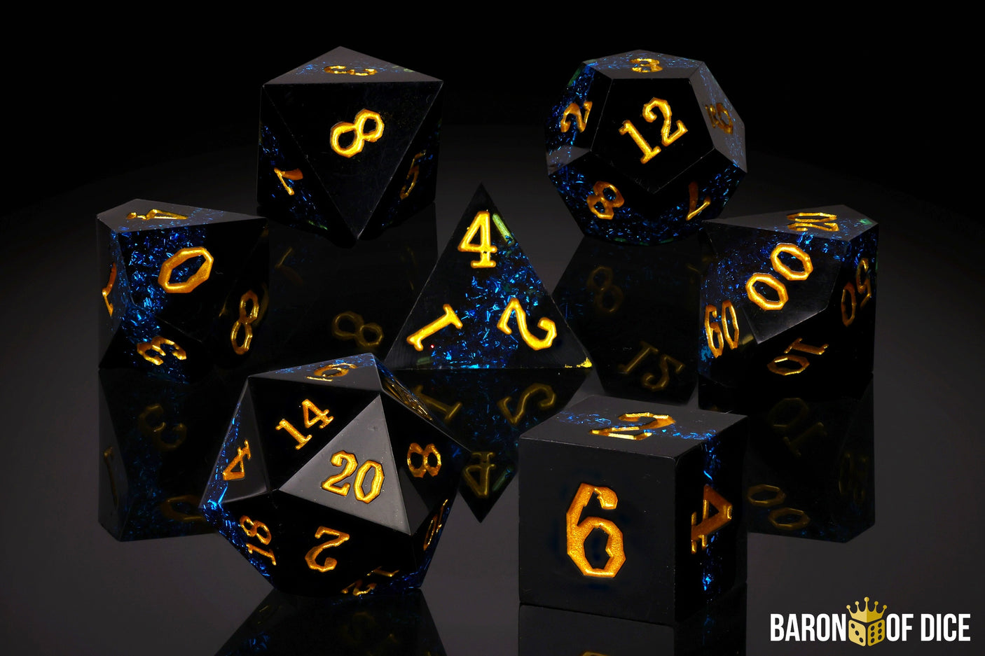 Northern Lights RPG Dice Set - 7 Pieces