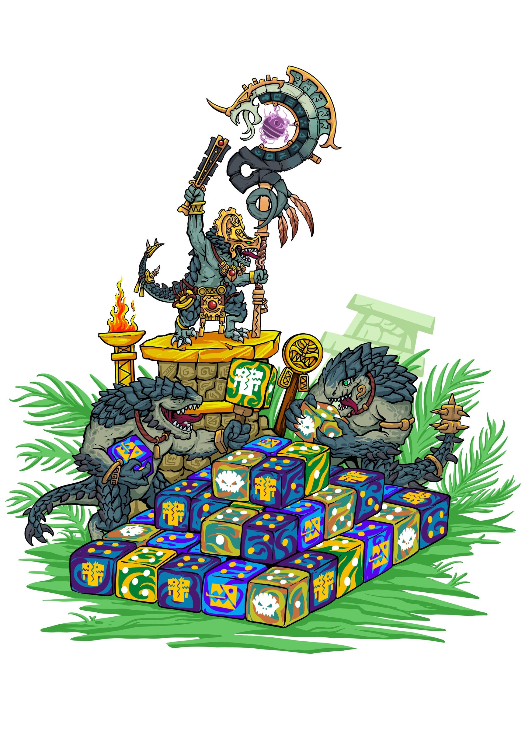 Premium Vinyl Stickers - Celestial Dinosaurs