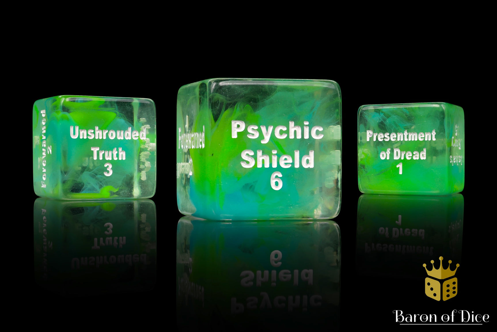 Strands of Fate Dice - 10th Edition - Green