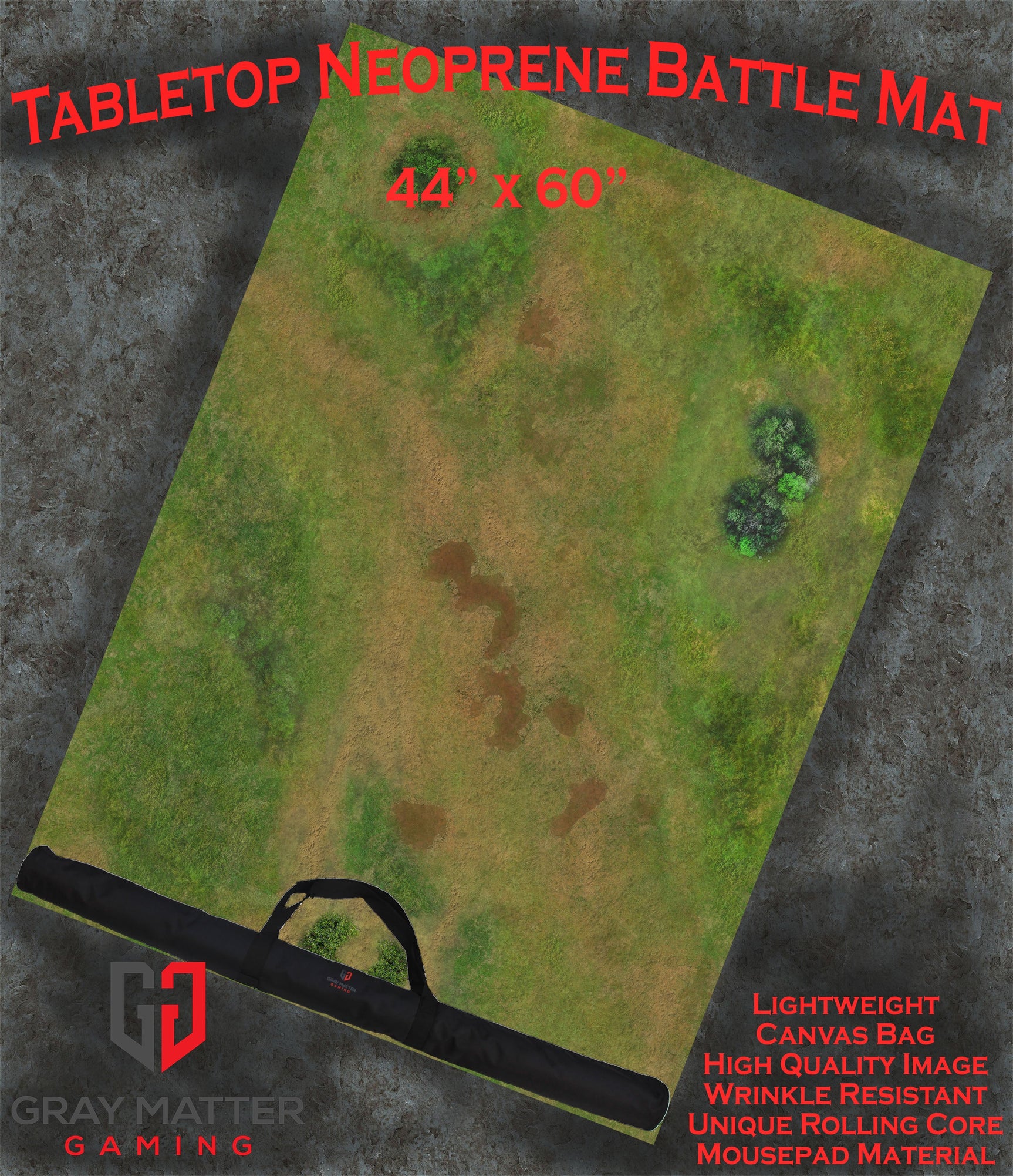 Traveler's Road - Neoprene Battle Mat - Baron of Dice