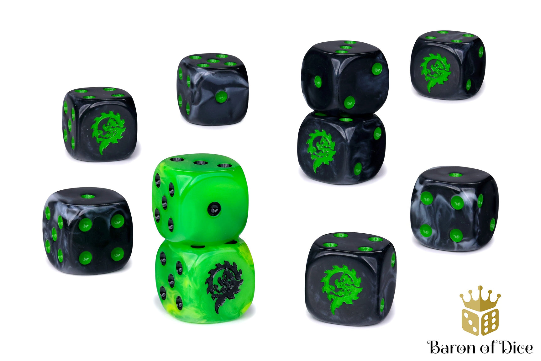 Warmachine: Cryx Necrofactorium Official Dice Set