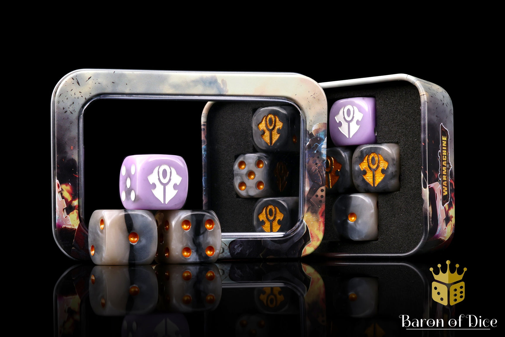 Warmachine: Dusk House Kallyss Official Dice Set