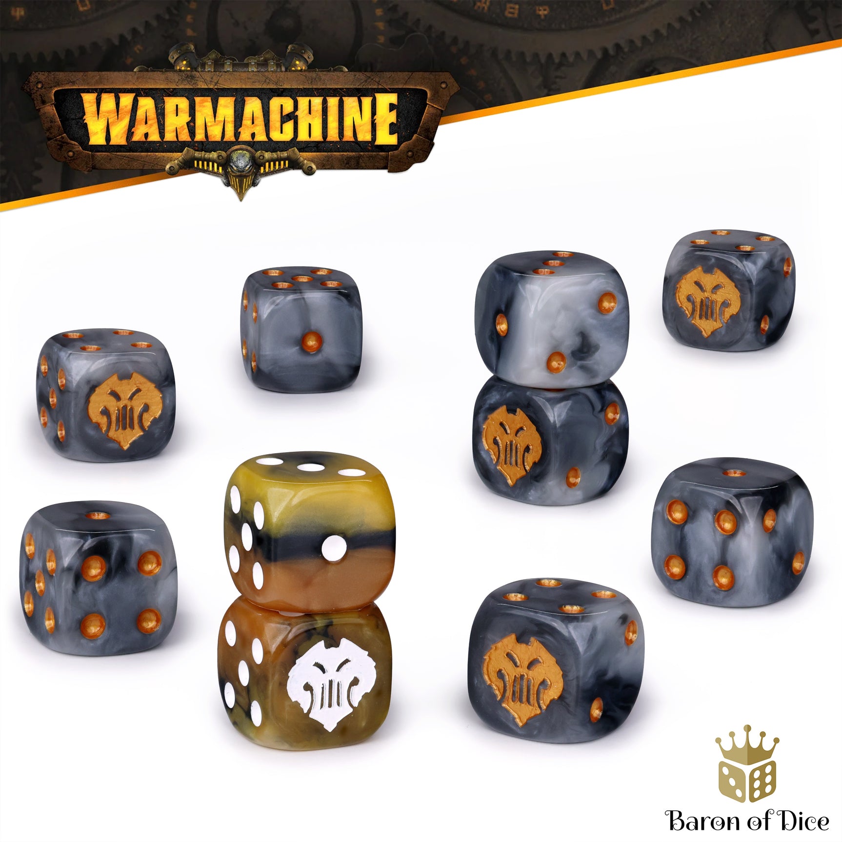 Warmachine: Orgoth, Sea Raiders Official Dice Set