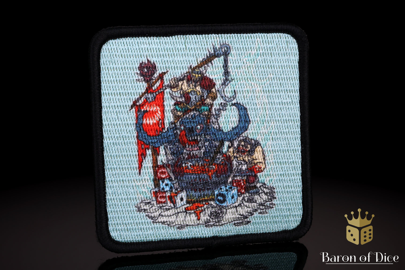 Great Maw | Baron's Bag Compatible | Velcro Patches