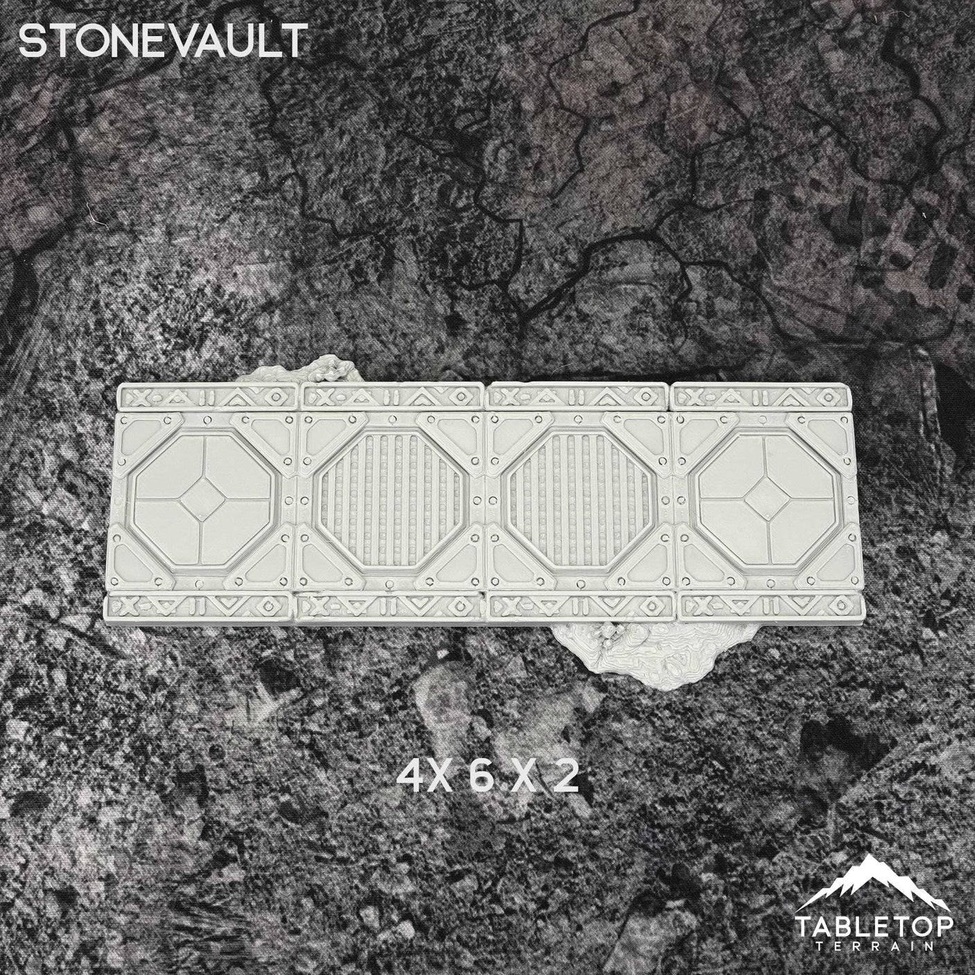 Tabletop Terrain Accessory 11e Stonevault Template Set