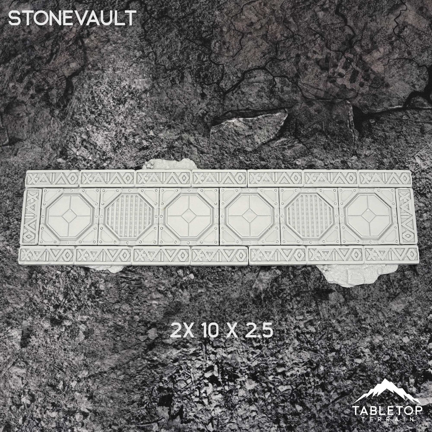 Tabletop Terrain Accessory 11e Stonevault Template Set