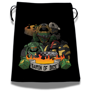 flaming drake dice bag