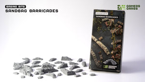 Gamers Grass - Basing Bits - Sandbag Barricades