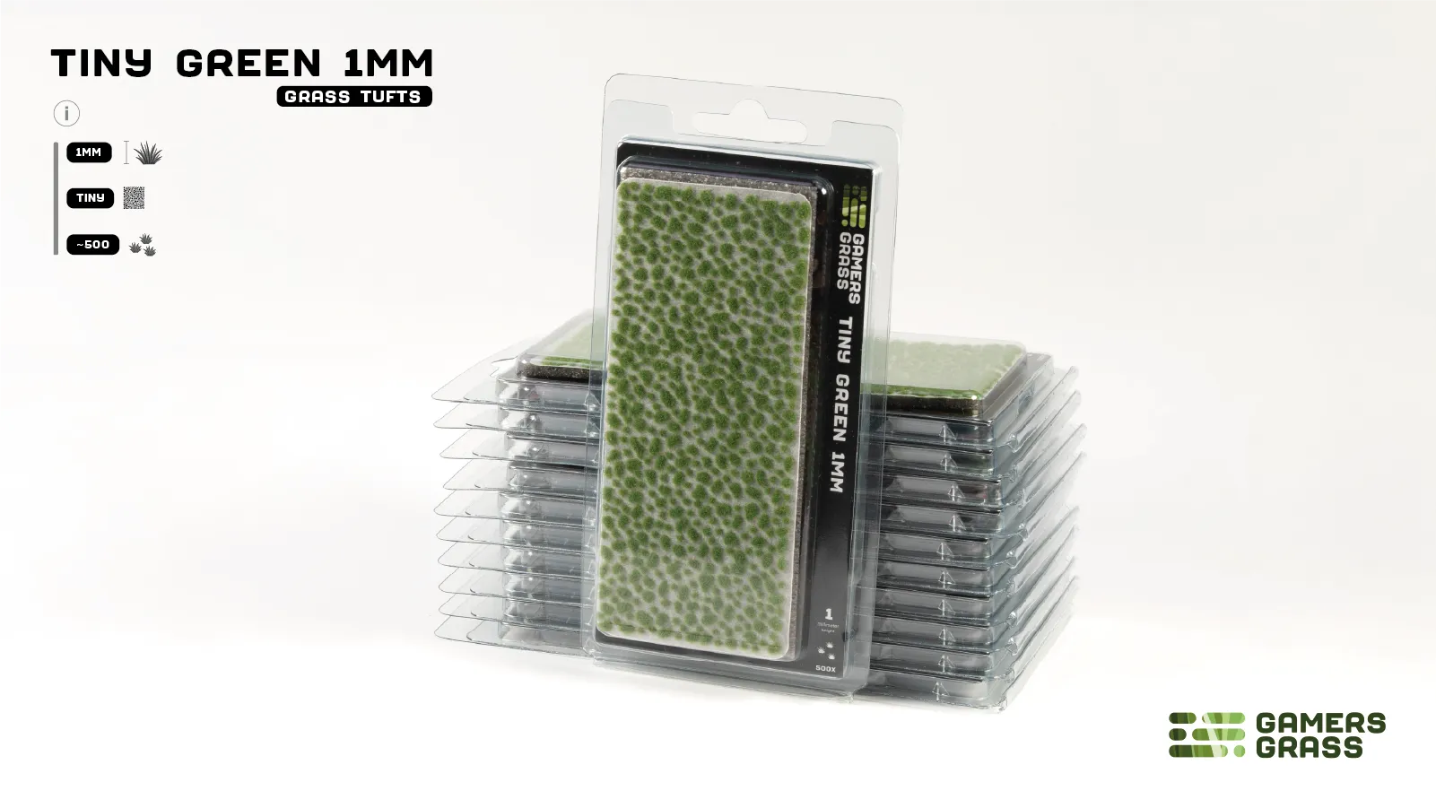 Gamers Grass | Tiny Tufts | Green (1mm)