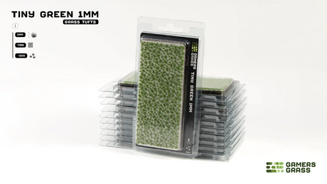 Gamers Grass | Tiny Tufts | Green (1mm)