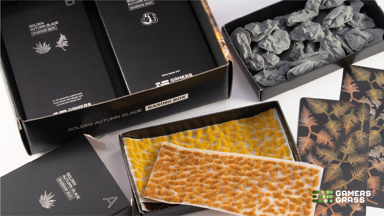 Gamers Grass - Basing Box - Golden Autumn Glade