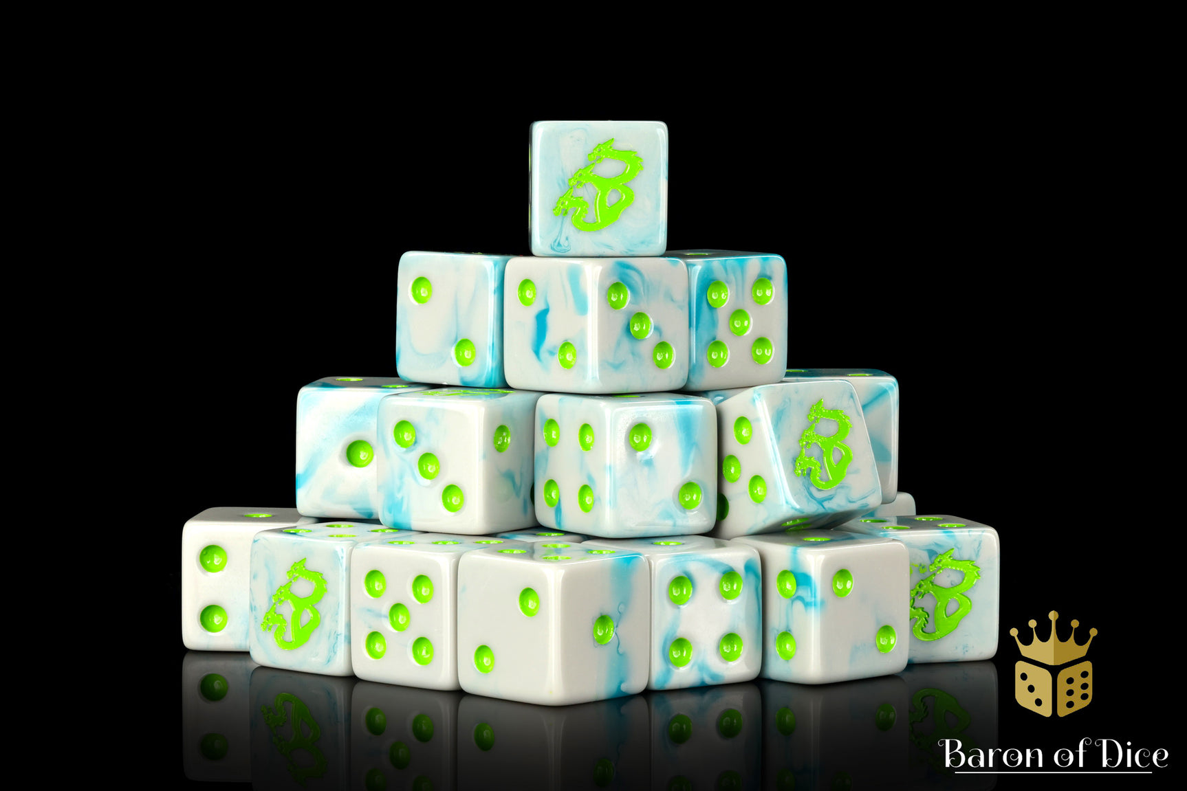 Hydra Dice - White Shadow