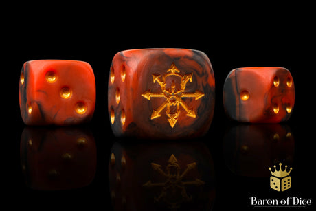 Tainted Knight Dice - Red