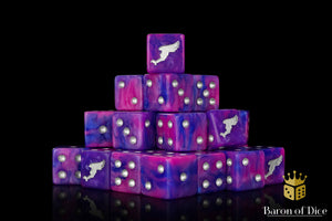 Children Of Profligacy Dice - Silver Inlay