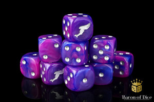 Children Of Profligacy Dice - Silver Inlay